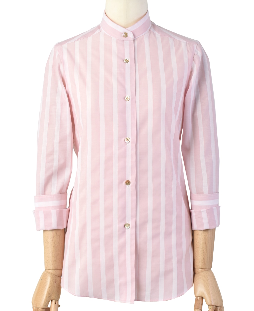 ナポリウーマンシャツ 38サイズ 5 7号 ピンク系 レディース メーカーズシャツ鎌倉 公式通販 日本製ワイシャツ ネクタイ ブラウス