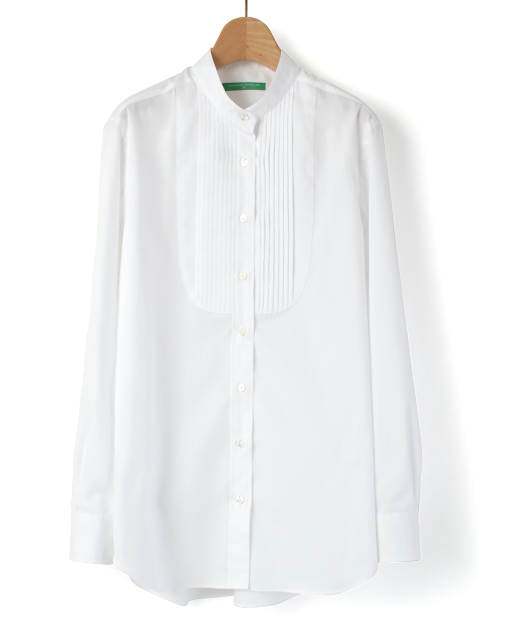 ピンタックブザムシャツ(38サイズ / 9号 白): レディース | メーカーズシャツ鎌倉 公式通販 | 日本製ワイシャツ ニットシャツ