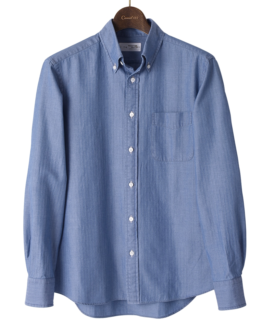 カジュアルシャツ UNTUCKED(37(S) ブルー系): メンズ | メーカーズシャツ鎌倉 公式通販 | 日本製ワイシャツ オーダーシャツ