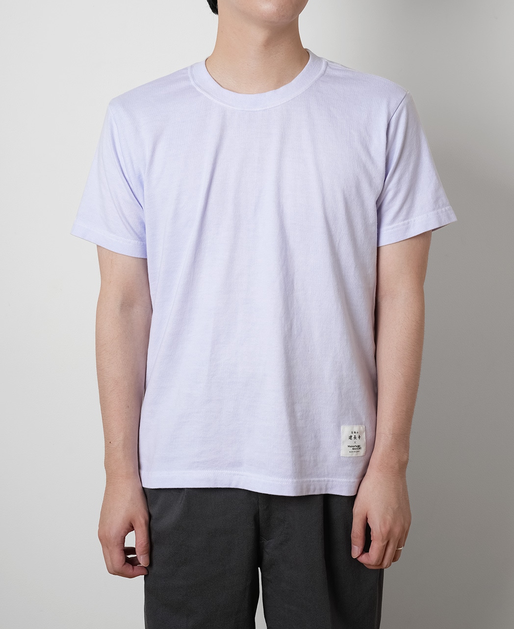 コットンTシャツ/ボタニカル染め(紫陽花)