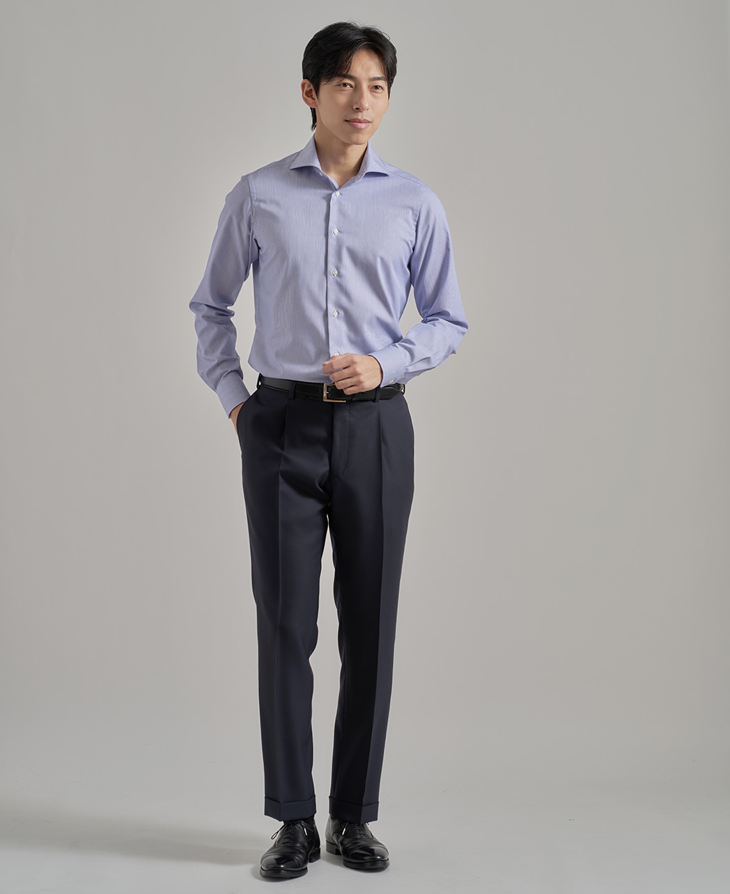 ビジネスシャツ/ツイル/イージーケア