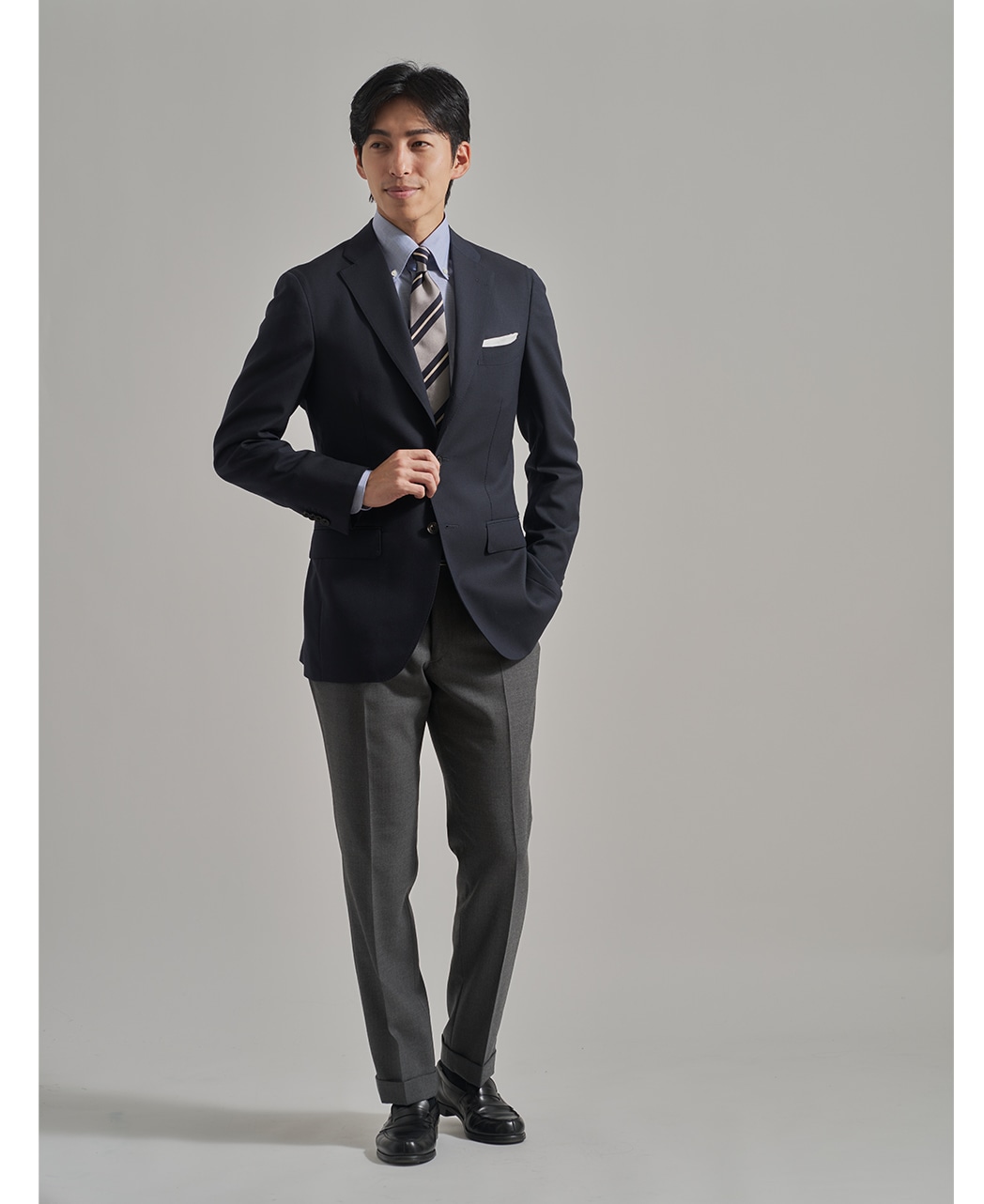 ビジネスシャツ/ドビー/イージーケア