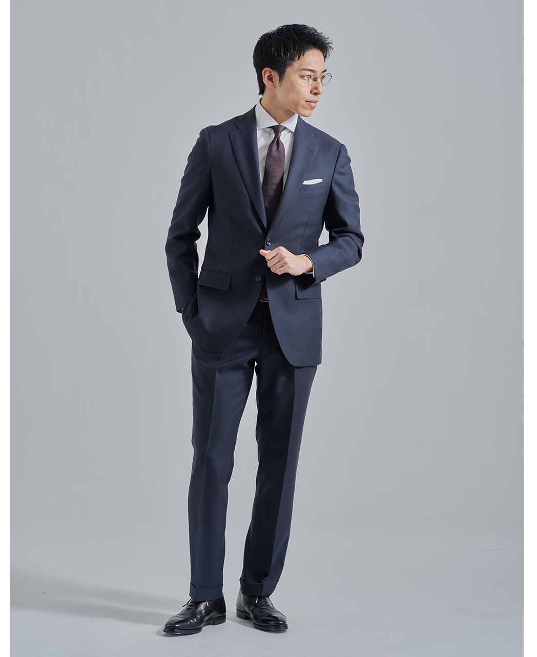 ビジネスシャツ/ツイル/イージーケア