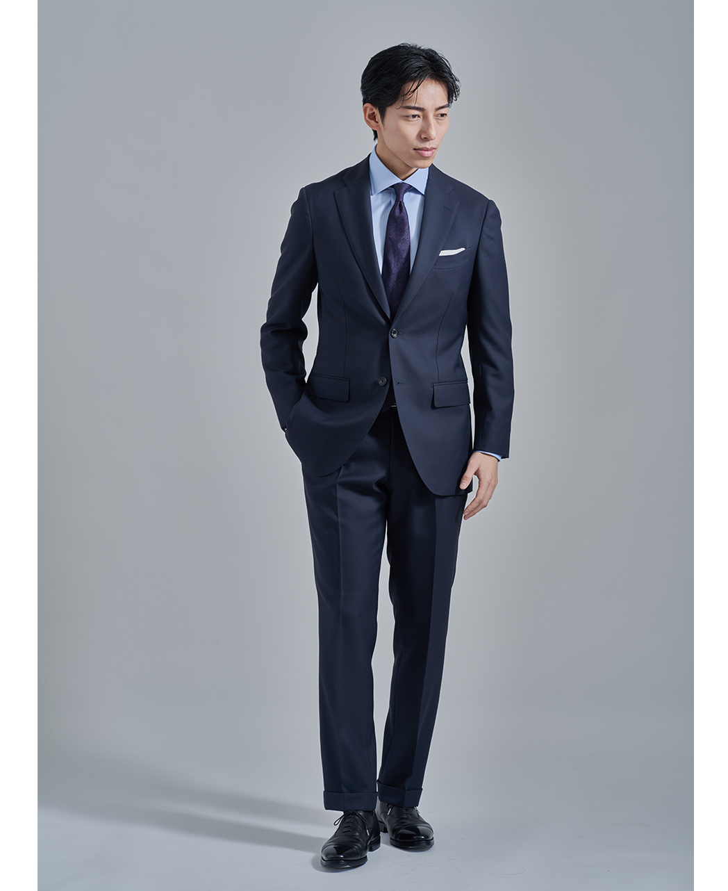 ビジネスシャツ/マイクロツイル