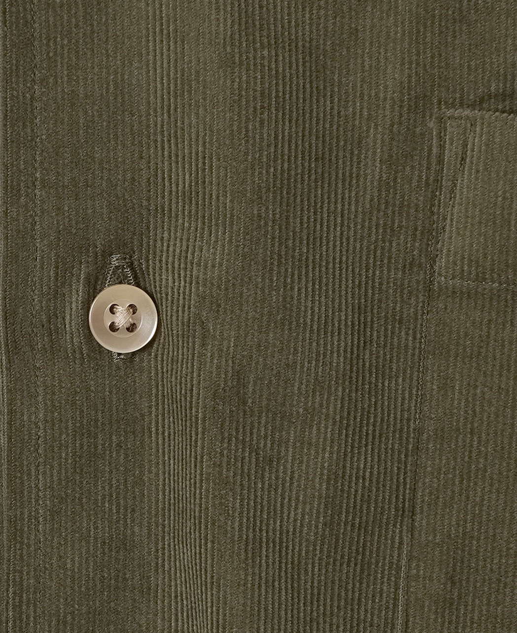 カジュアルシャツ/キャンプカラー/コーデュロイ