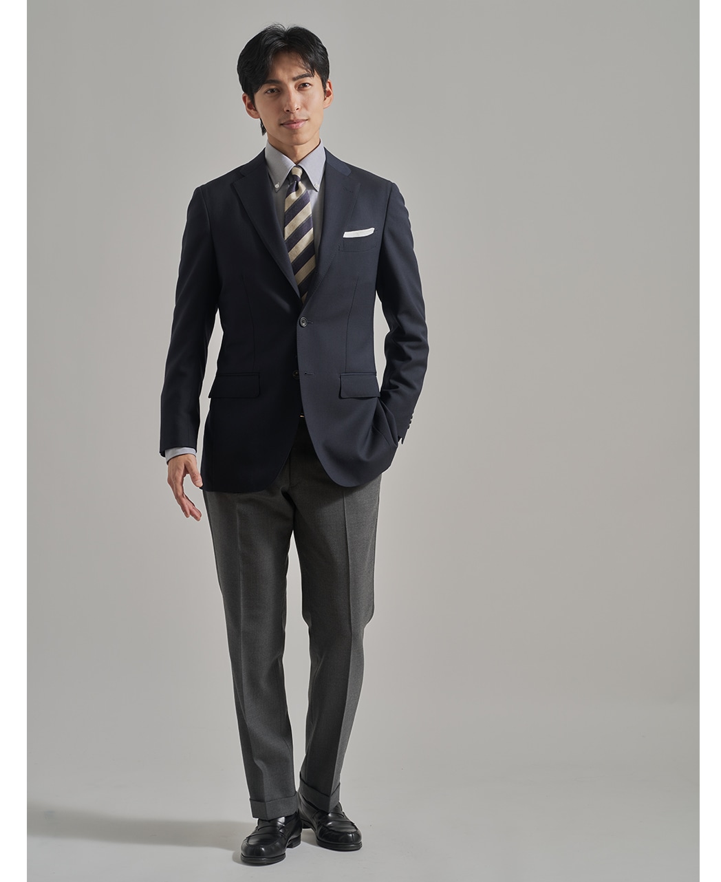 ビジネスシャツ/THOMAS MASON/オックスフォード