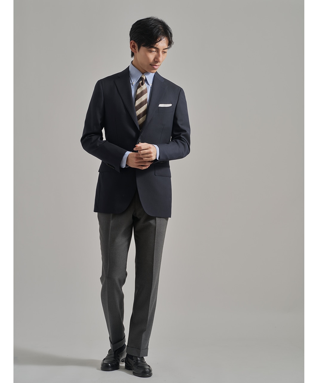 ビジネスシャツ/THOMAS MASON/オックスフォード