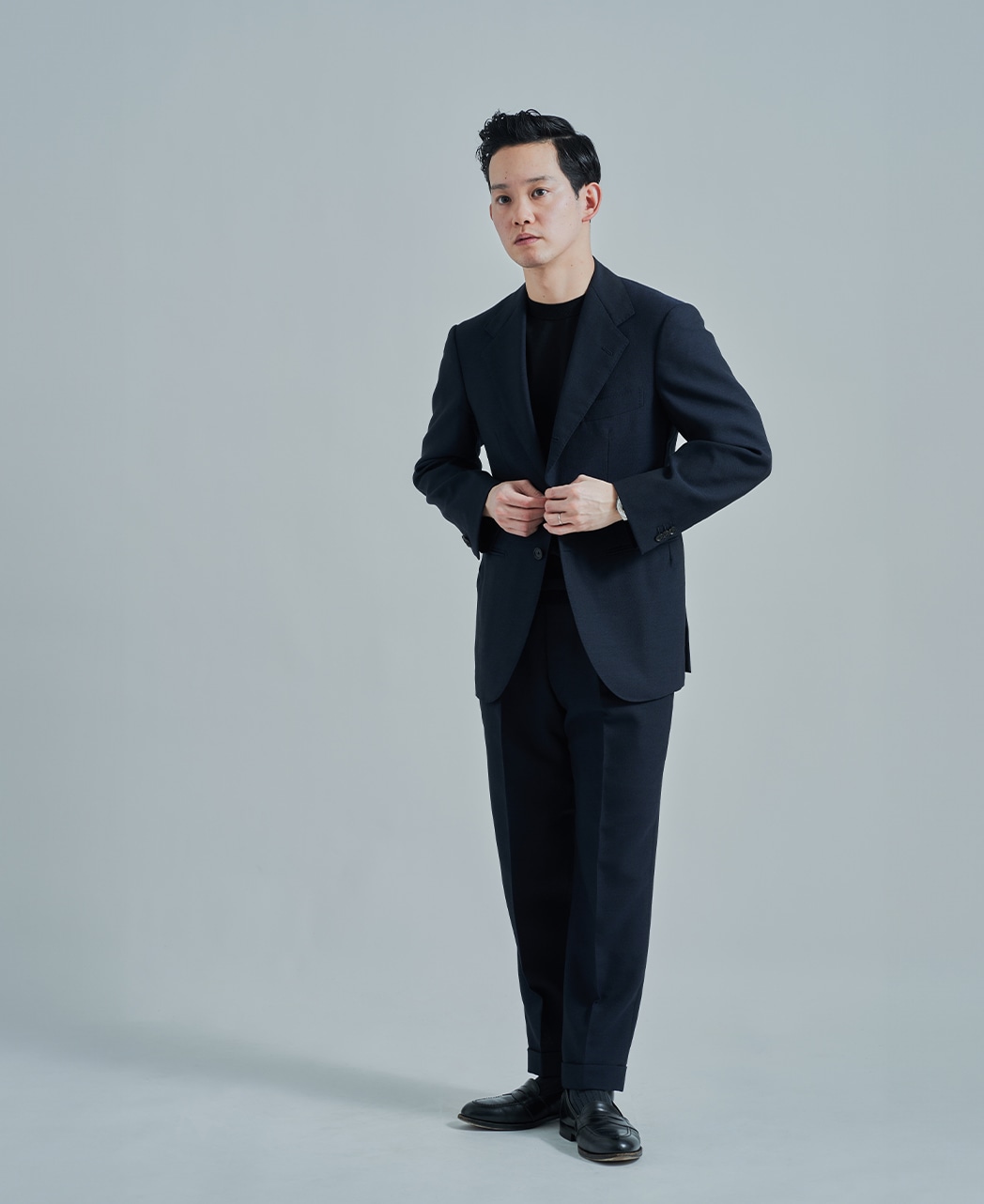 ニットTシャツ/18G シームレスコットン