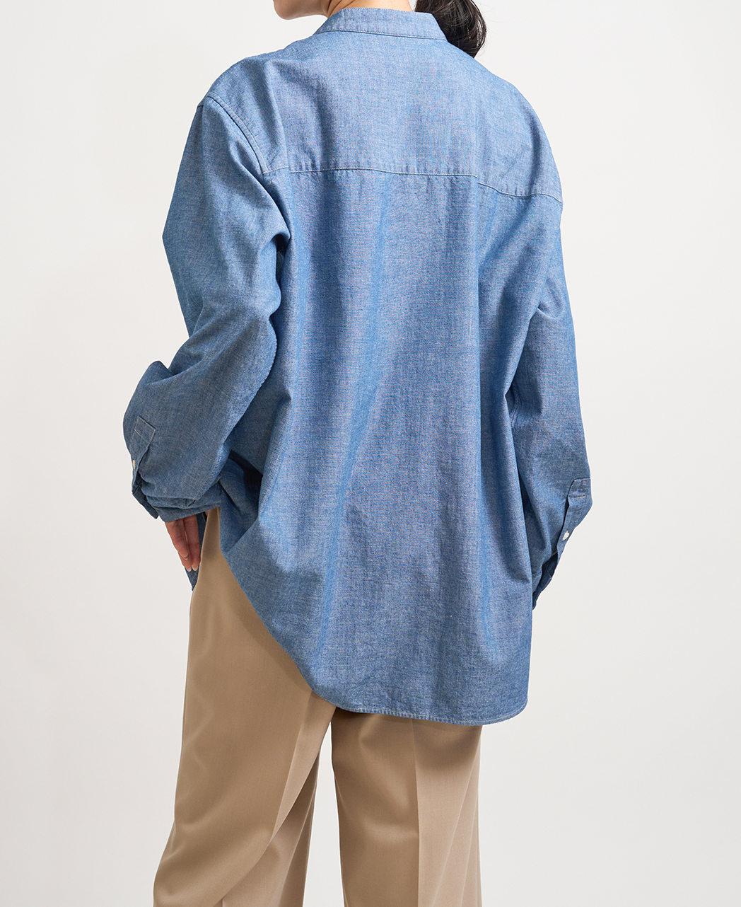 長袖シャツ / 4月中旬発送予定/ピンタック