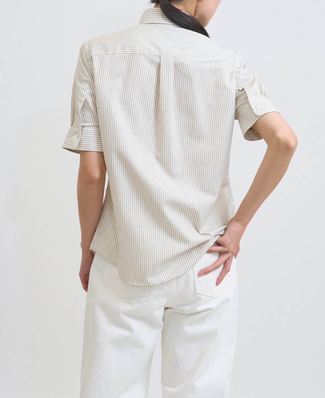 半袖シャツ / 3月下旬発送予定/ボックスプリーツ