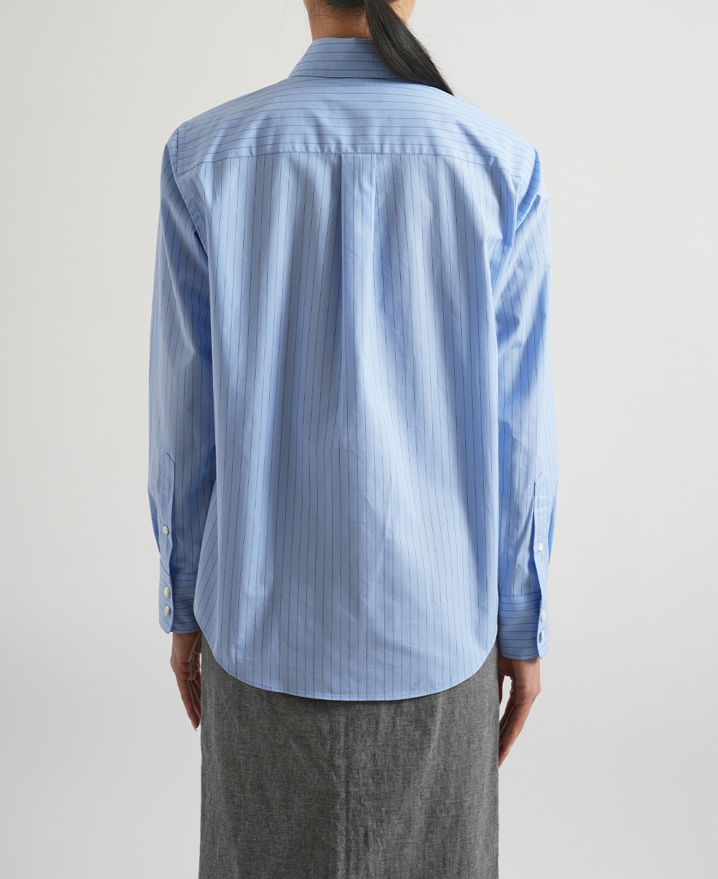 長袖シャツ / 1月中旬発送予定/オーガニックコットン / 比翼