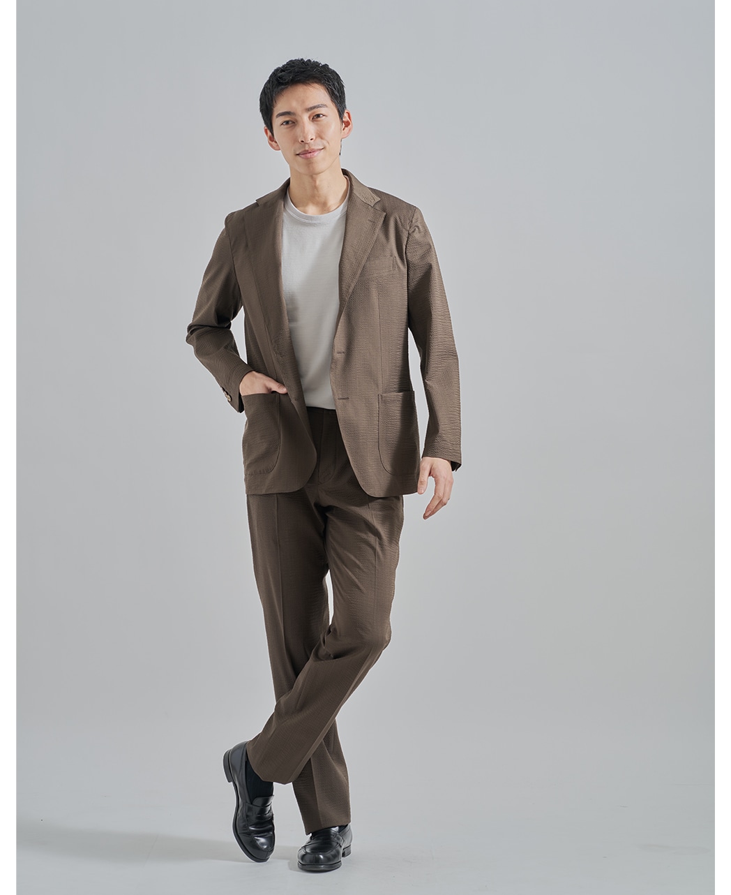 メリノウールTシャツ/カットソー / グレー系