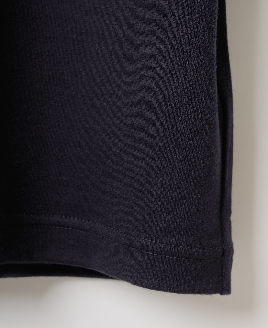 メリノウールTシャツ/ポケット付き / ネイビー系