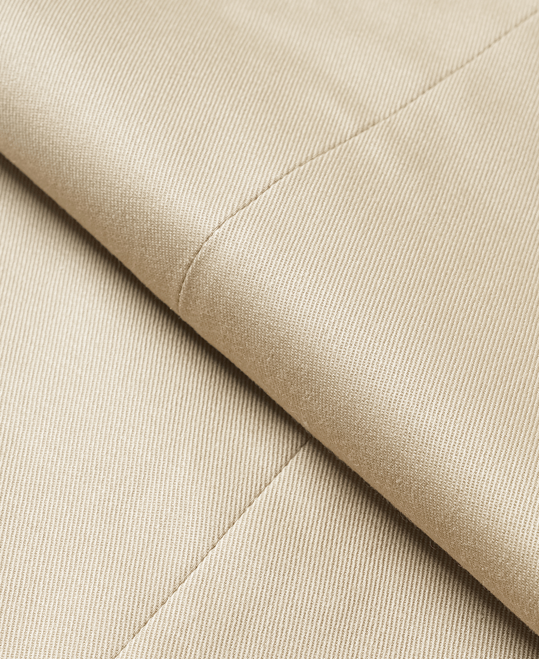 コットンストレッチパンツ(ノータック)/コットン/ライトベージュ系