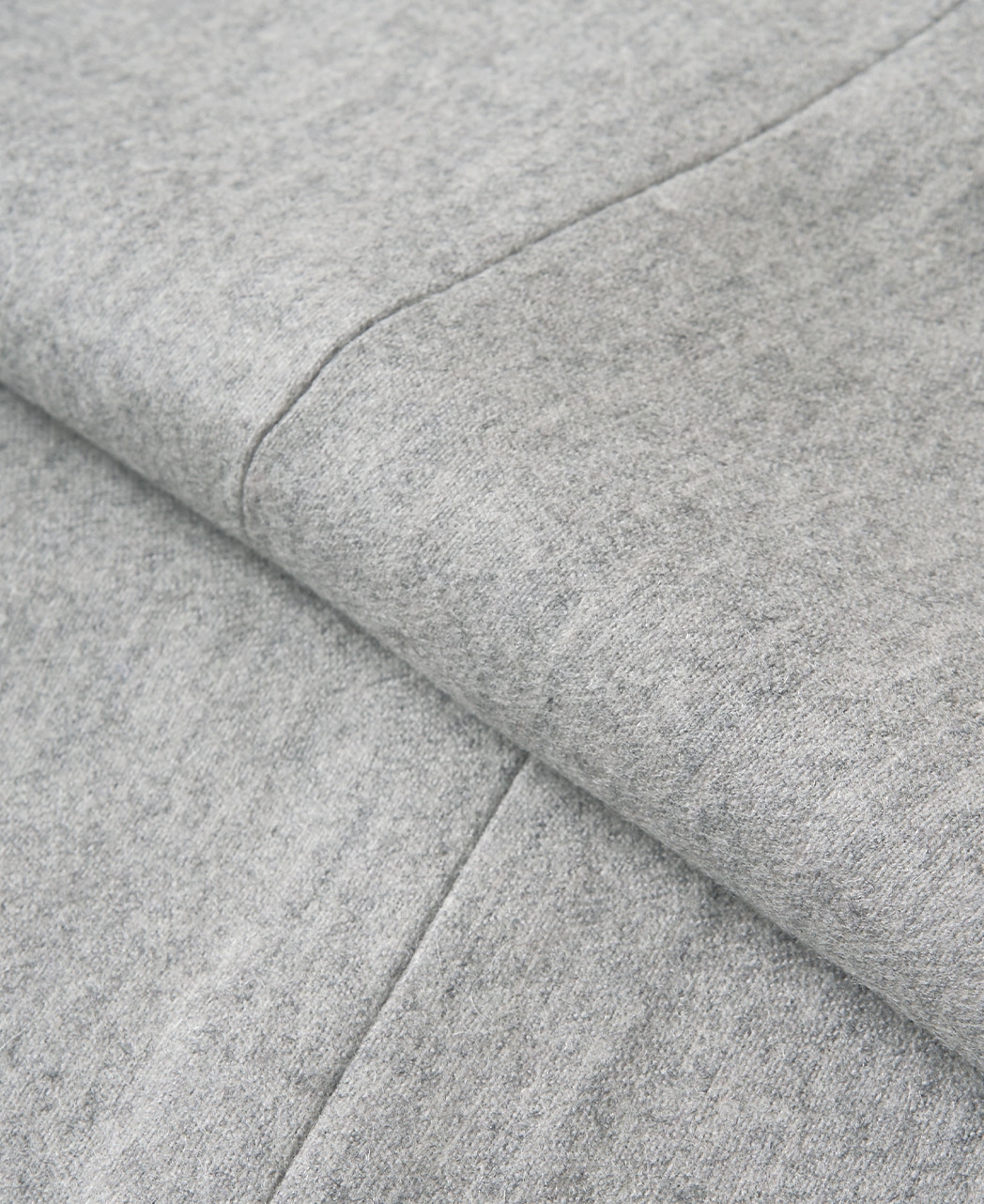 ウールスラックス（ノータック）/フランネル/ライトグレー系