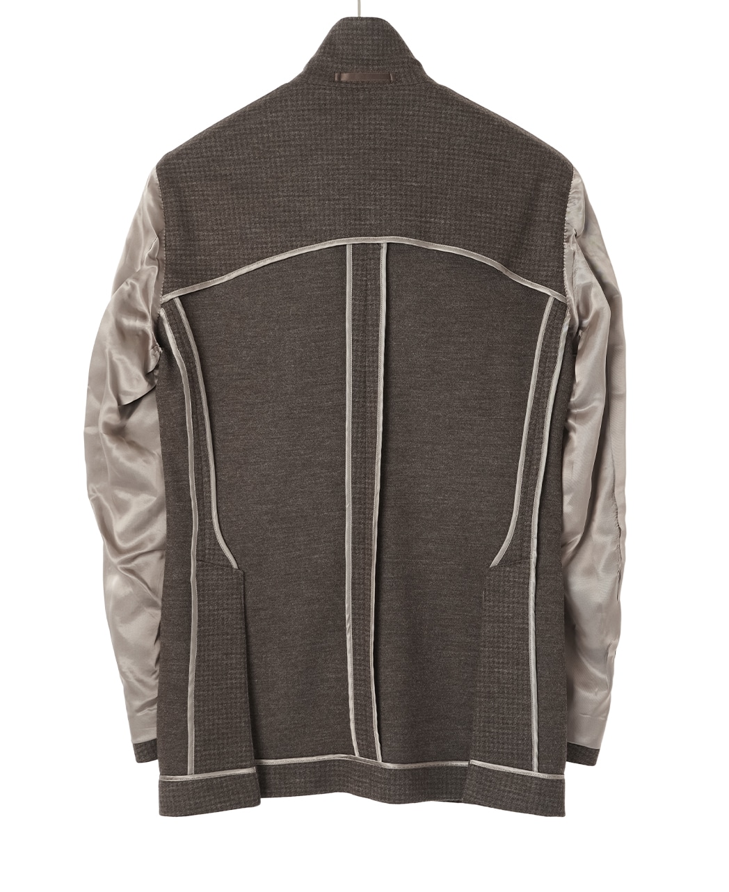 ウールストレッチジャケット/ハウンドトゥース