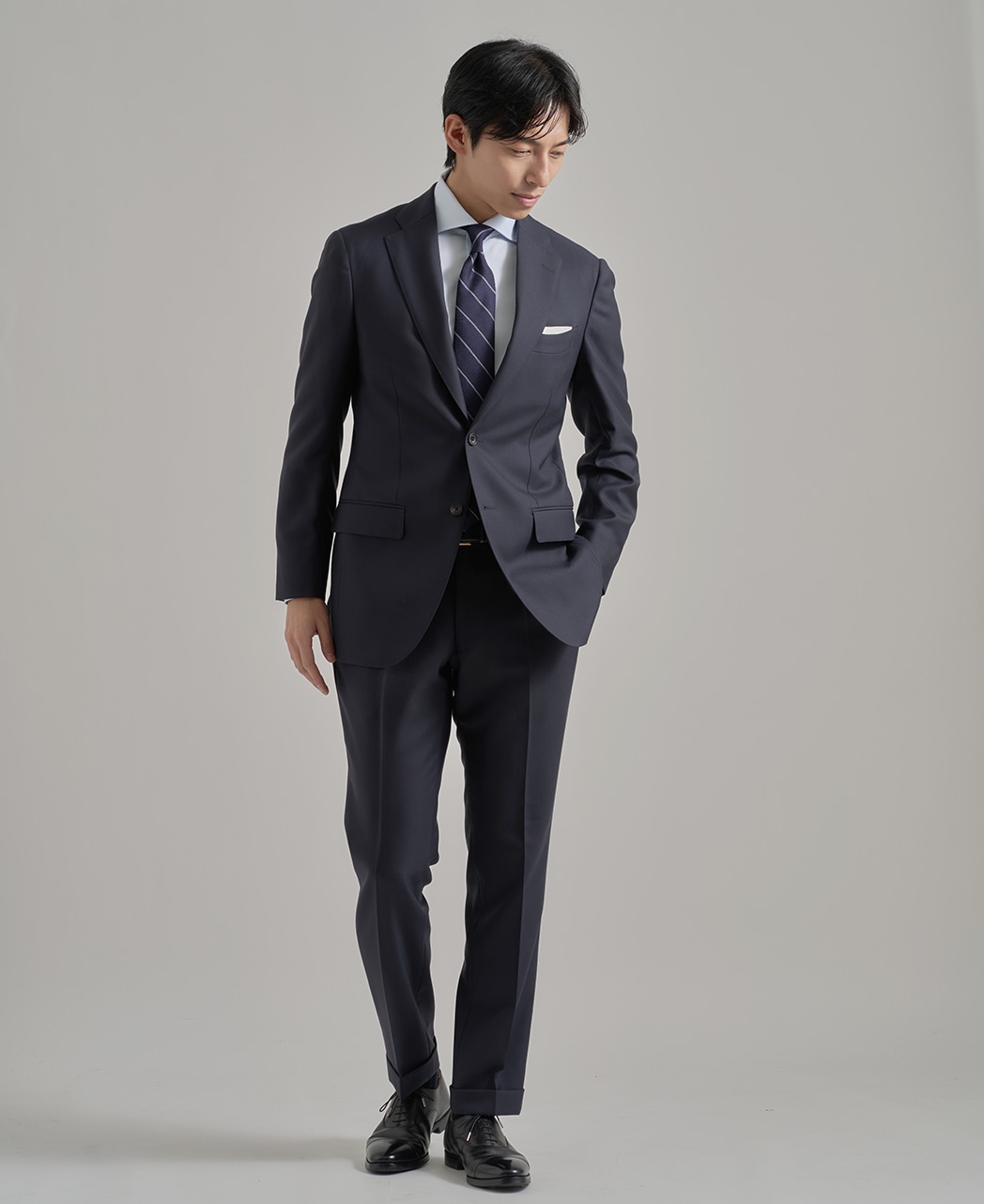 ビジネスシャツ/ツイル/イージーケア