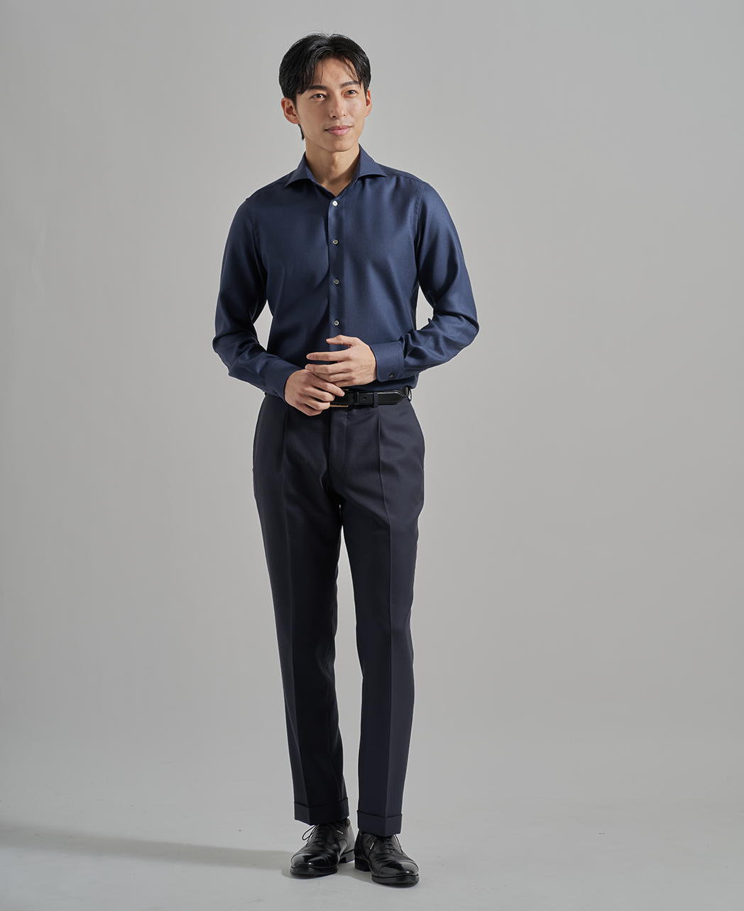 ビジネスシャツ/ウォッシャブルウール