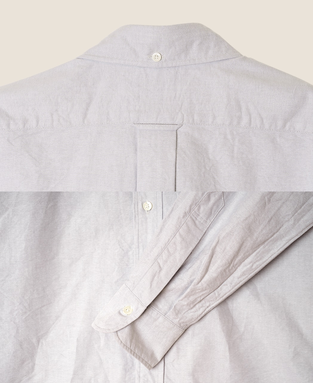 VINTAGE IVY シャツ/グレーオックスフォード