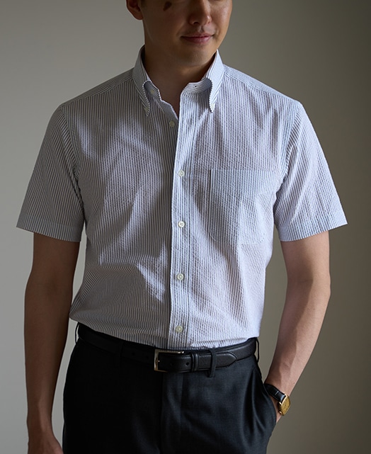 半袖シャツ(XL ブルー系): メンズ｜メーカーズシャツ鎌倉 公式通販
