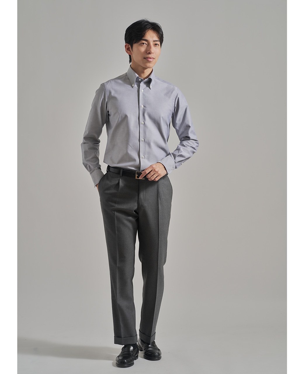 ビジネスシャツ/THOMAS MASON/オックスフォード