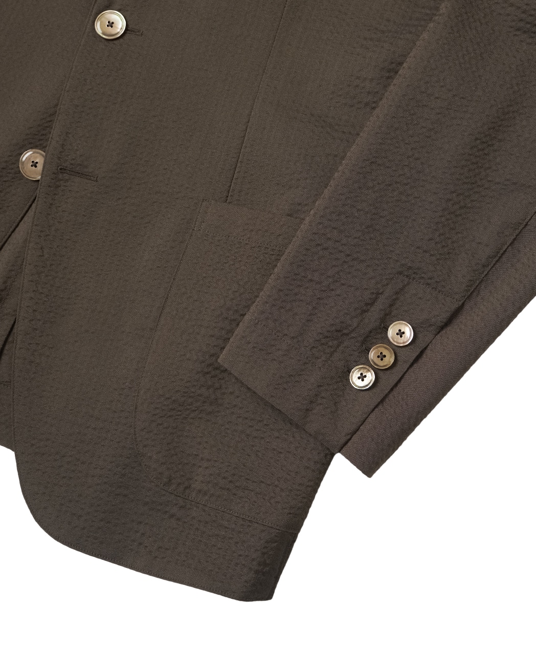 シャツジャケット/シアサッカー/セットアップ着用可