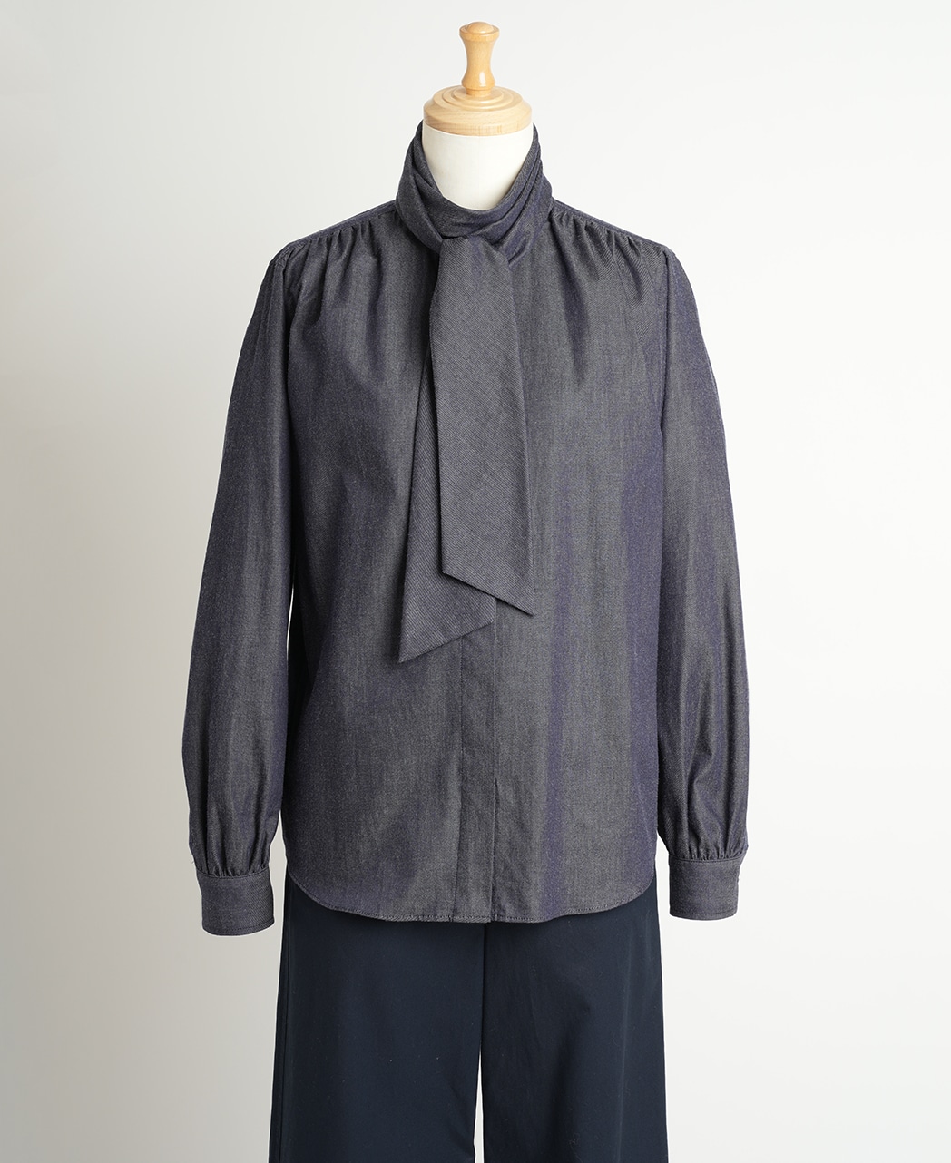 ブラウス / 11月下旬発送予定/ギャザーボウタイ