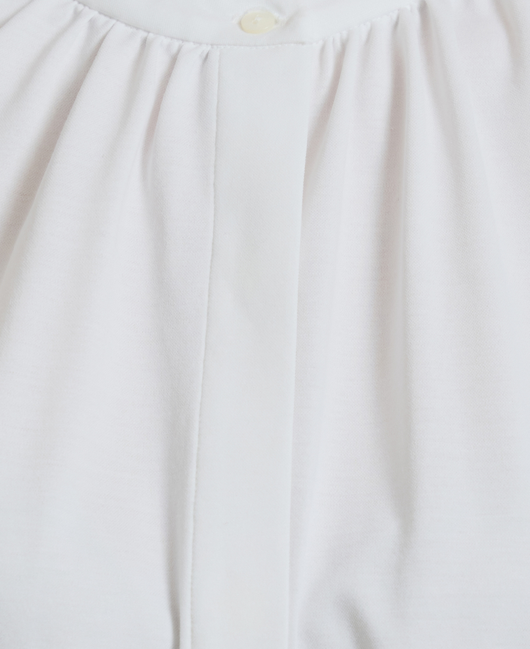 半袖シャツ/スタンドギャザー