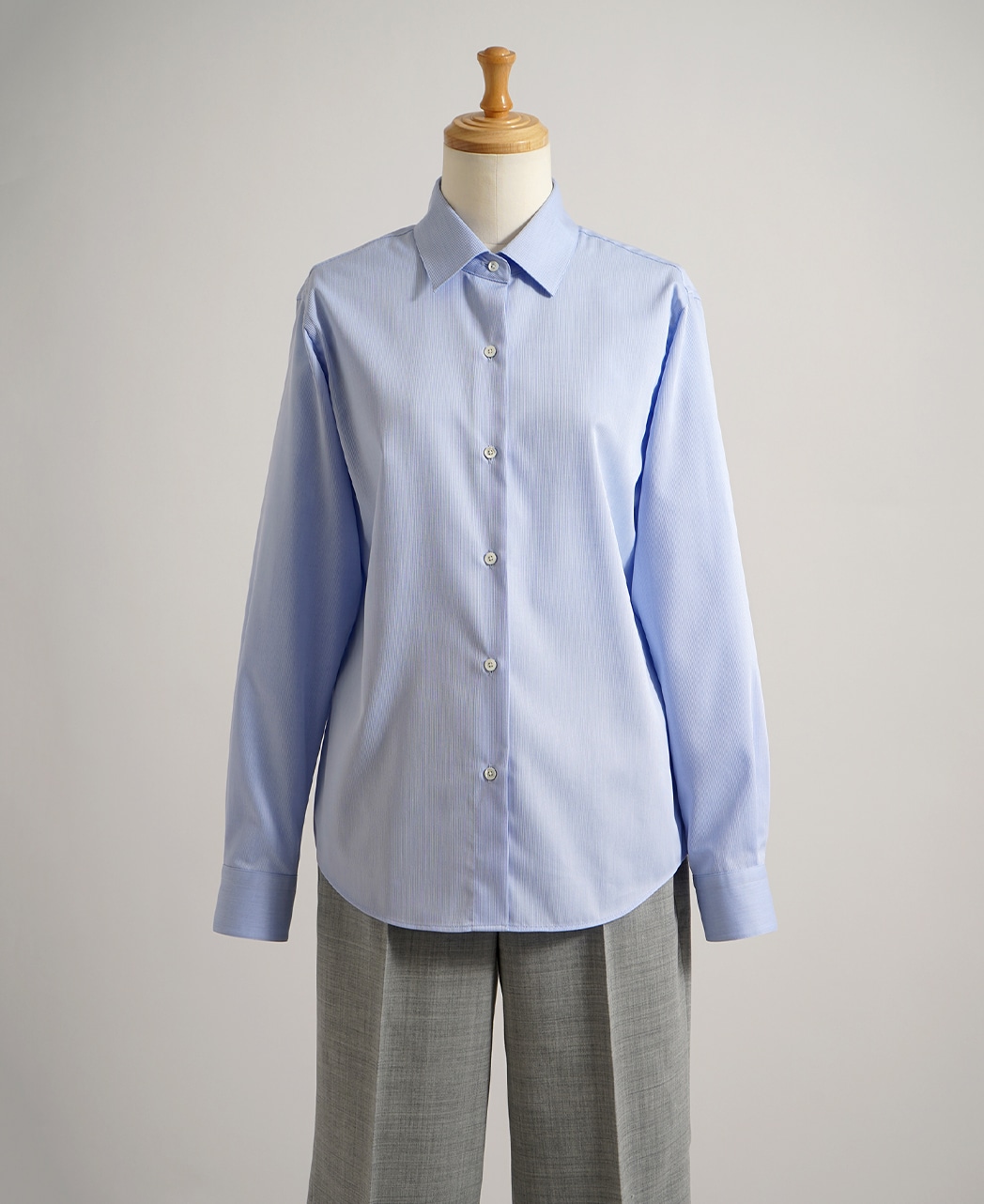 長袖シャツ / 2月上旬発送予定/ボックスプリーツ