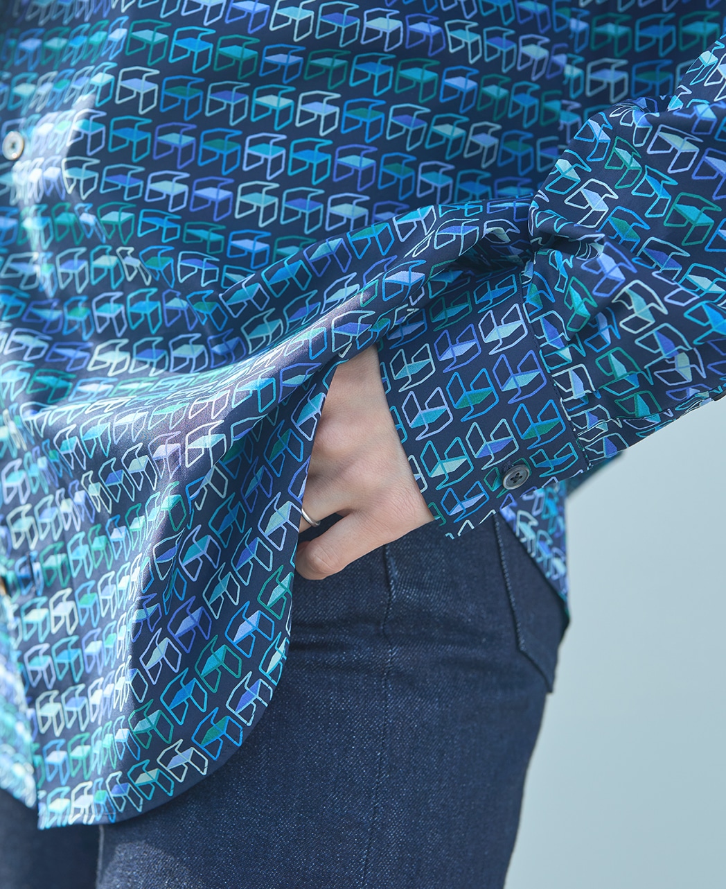 長袖シャツ/リバティ・ファブリックス