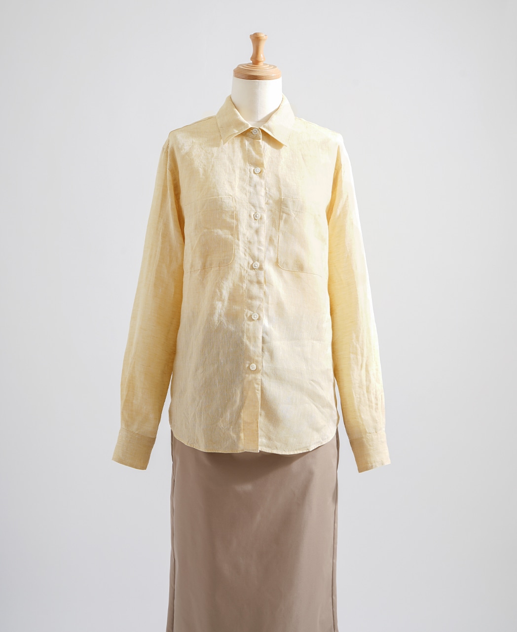 長袖シャツ/リネン