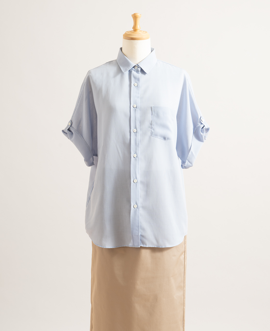 半袖シャツ / 4月下旬発送予定/ドルマンスリーブ / ロールアップ袖