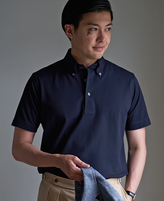 ポロシャツ(39 (M) ブルー系): メンズ｜メーカーズシャツ鎌倉 公式通販