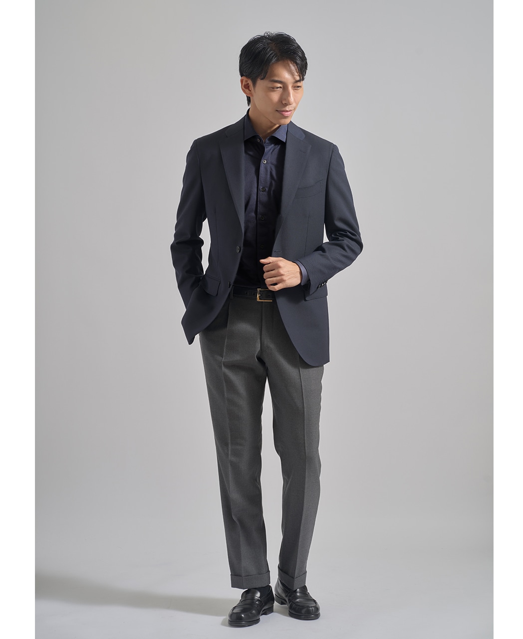 ストレッチシャツ/ハイゲージピケ