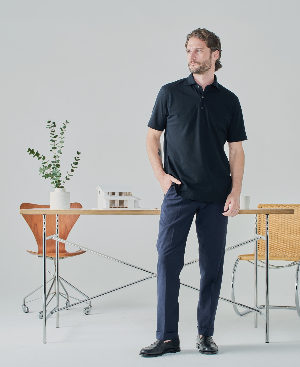 ポロシャツ / 4月上旬以降発送予定/カノコニット