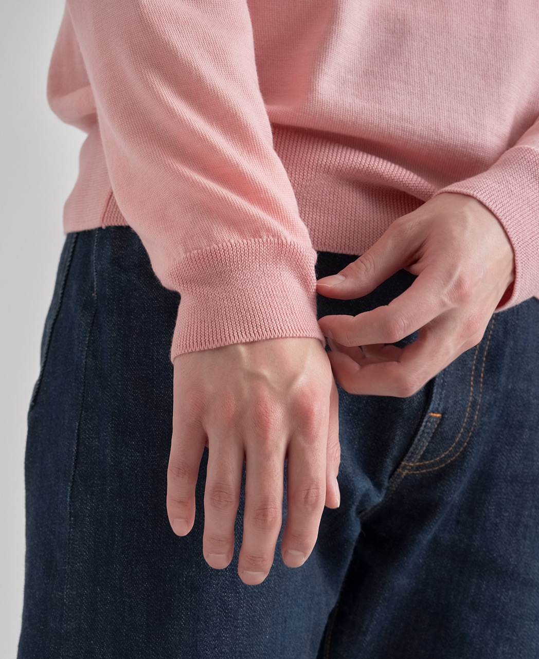 セーター/ボタニカルダイ / 芍薬