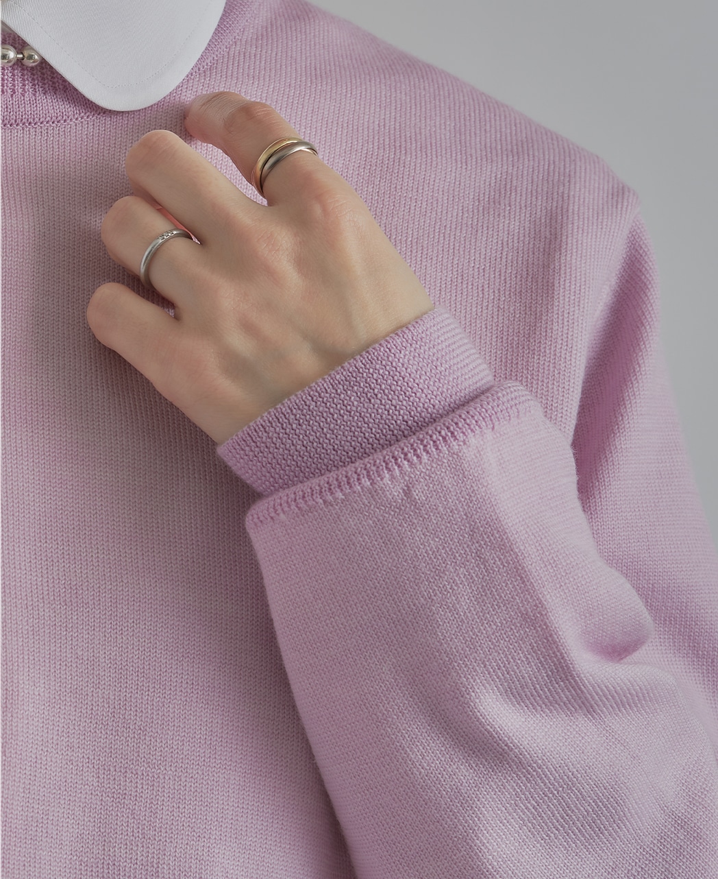 セーター/ボタニカルダイ / 牡丹