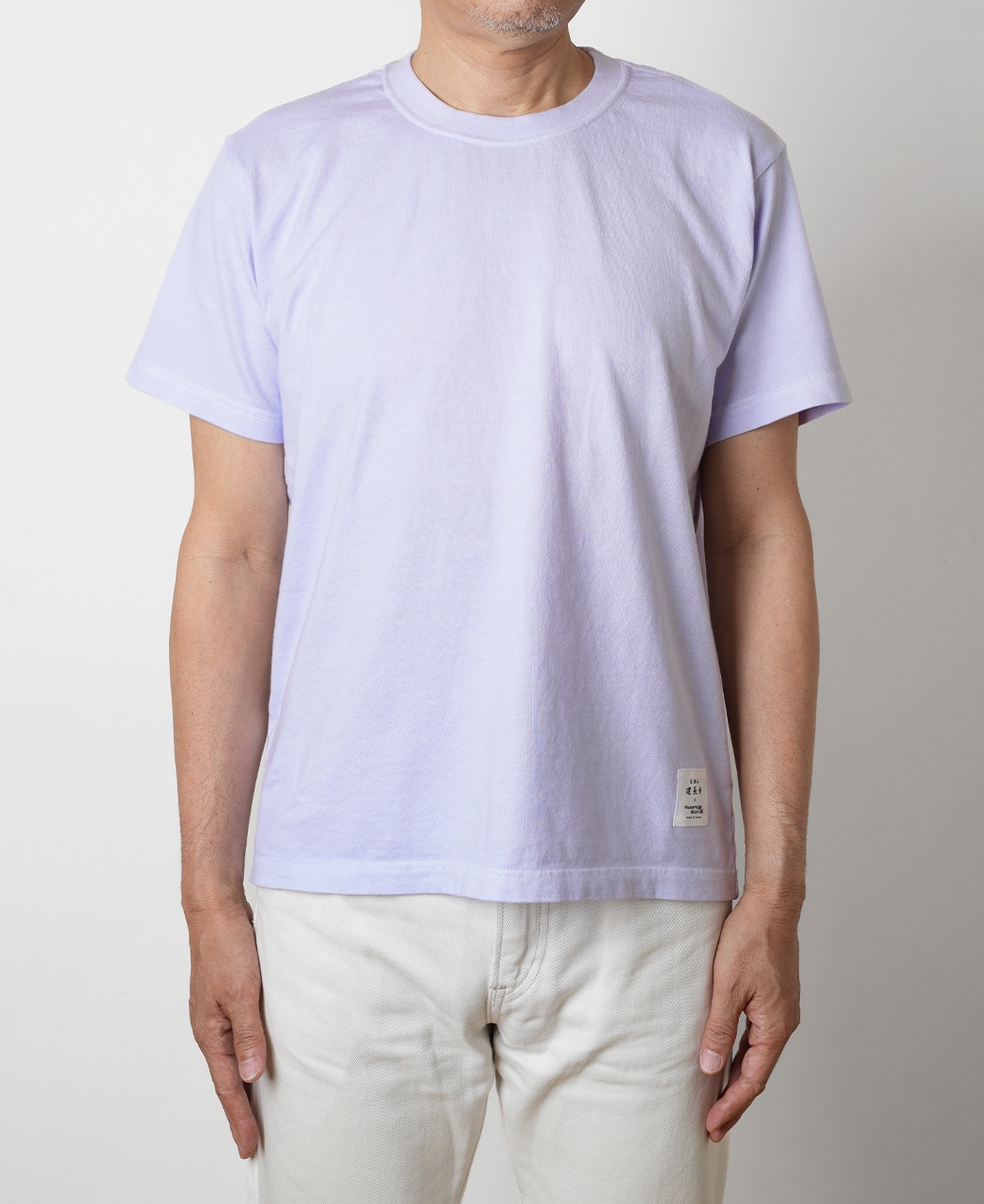 コットンTシャツ/ボタニカル染め(紫陽花)