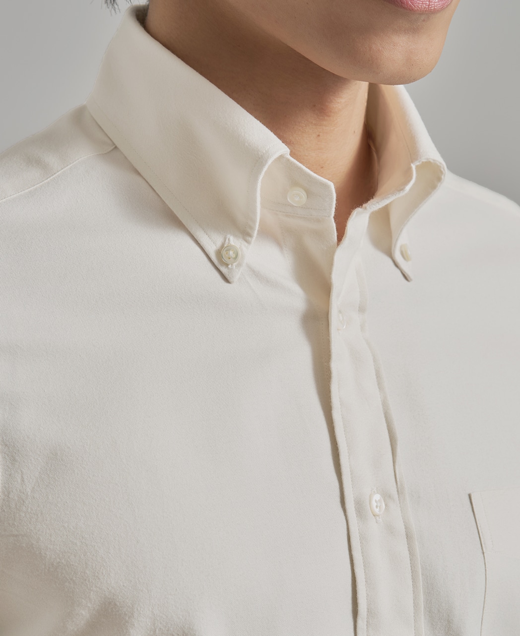 ビジネスシャツ/フランネルオックスフォード