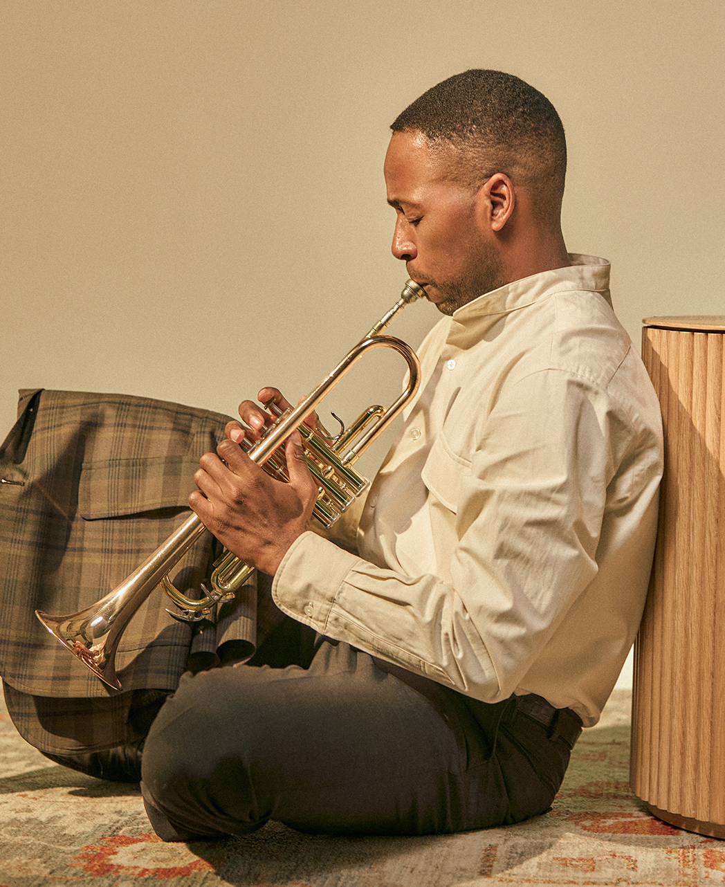 VINTAGE IVY シャツ/スタンドカラー