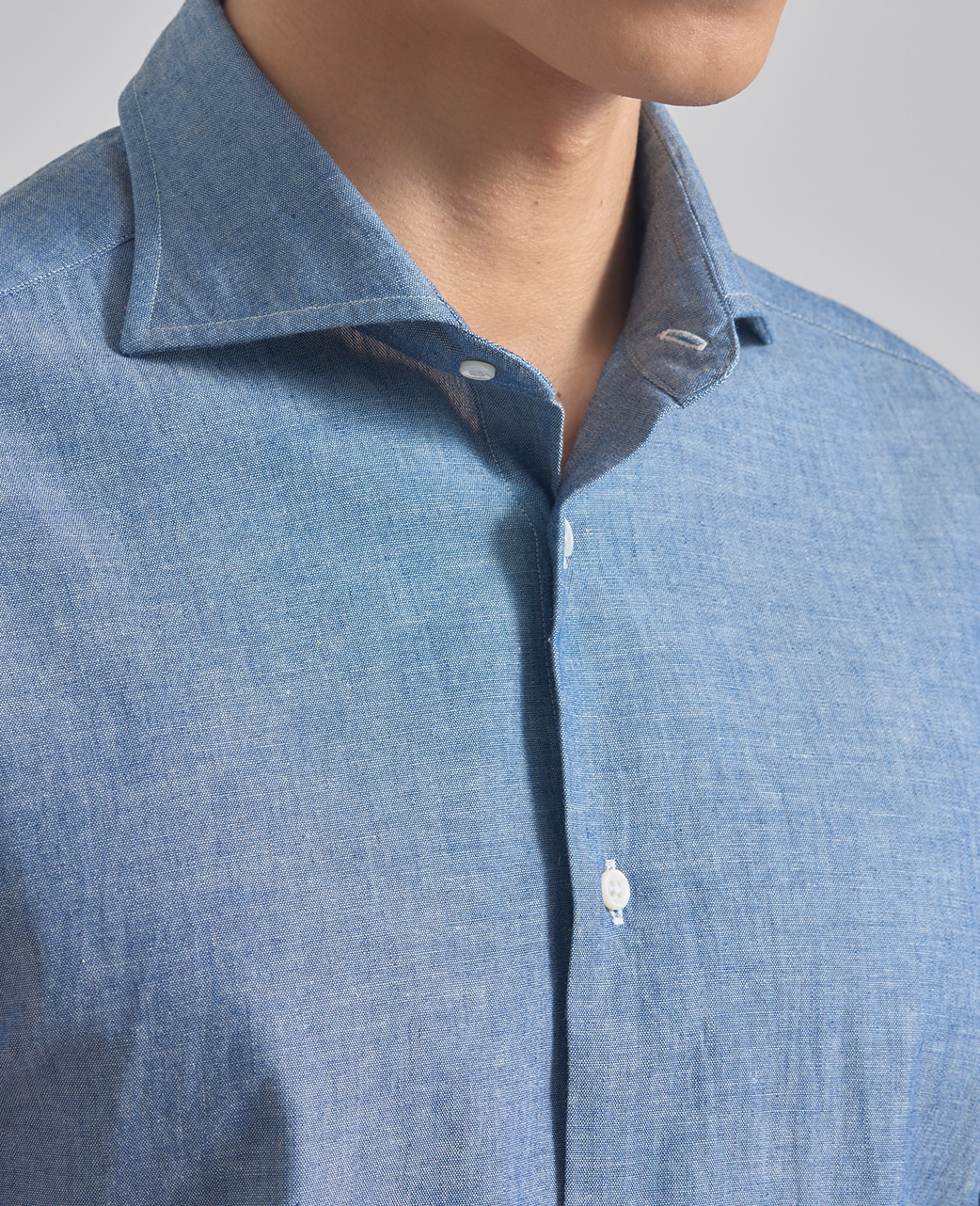 ビジネスシャツ/シャンブレー