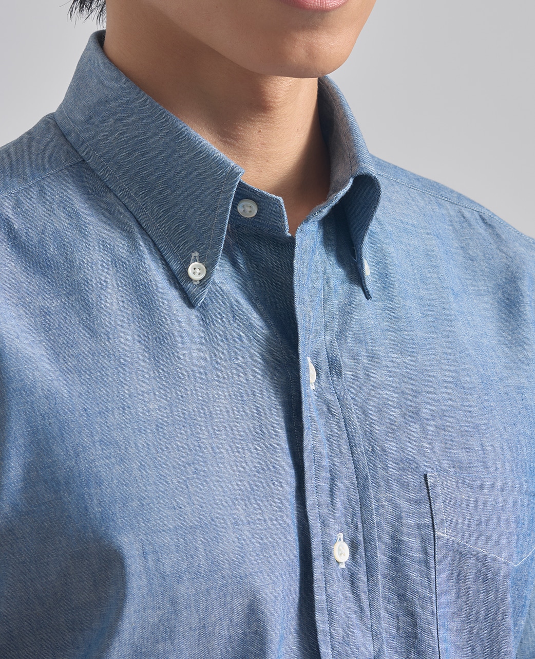 ビジネスシャツ/SPORT/シャンブレー