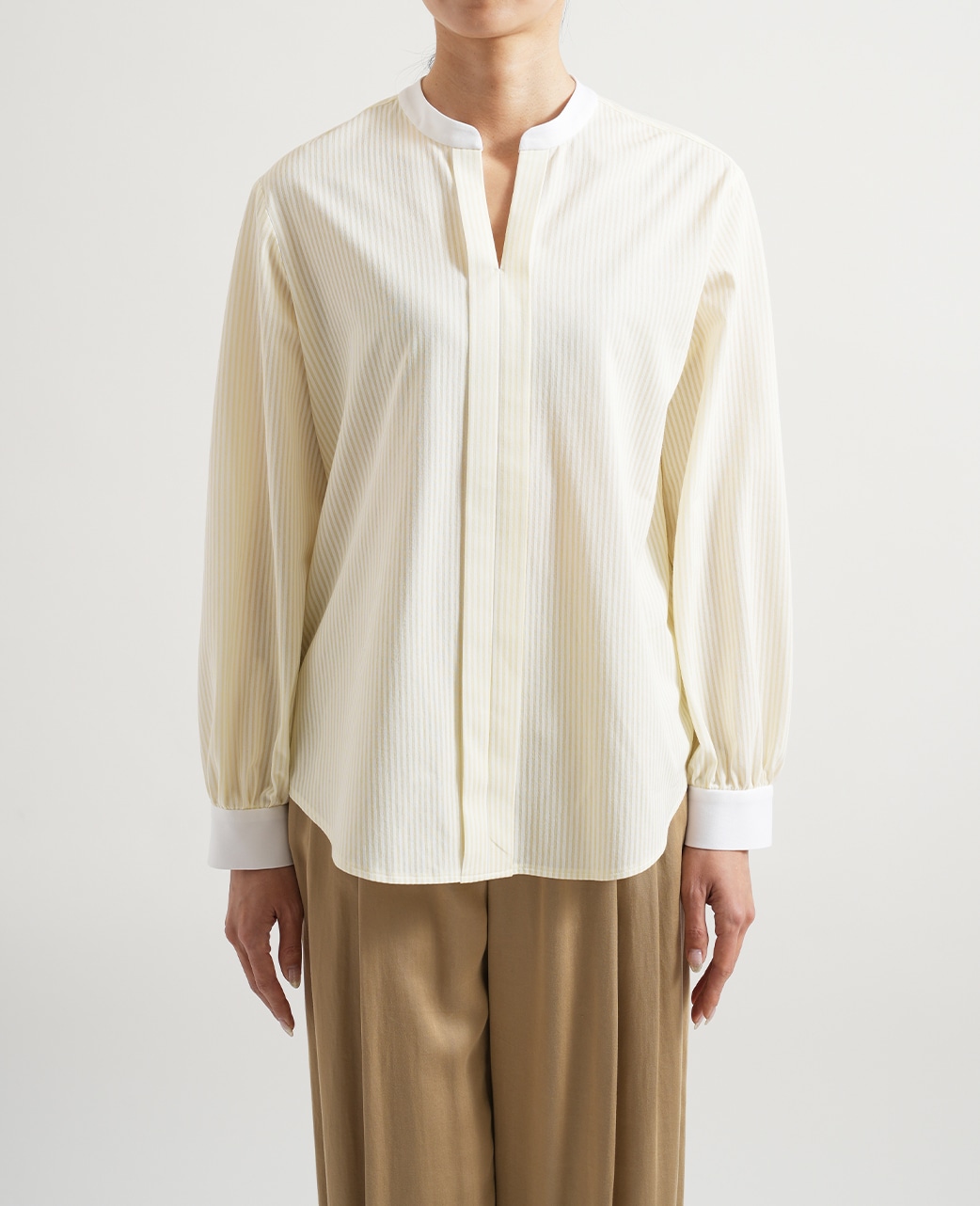 ブラウス / 1月下旬発送予定/J-TECH STRETCH / キーネック