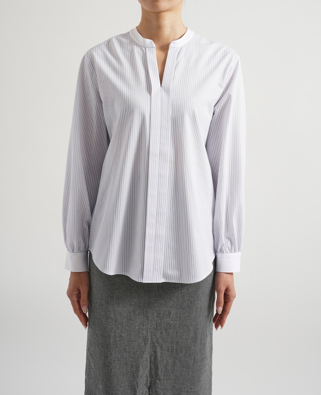 ブラウス / 1月下旬発送予定/J-TECH STRETCH / キーネック