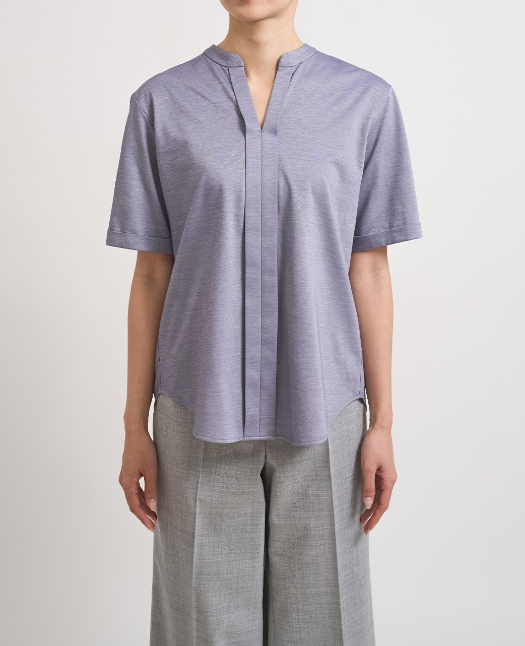 ブラウス / 5月中旬発送予定/半袖 / キーネック