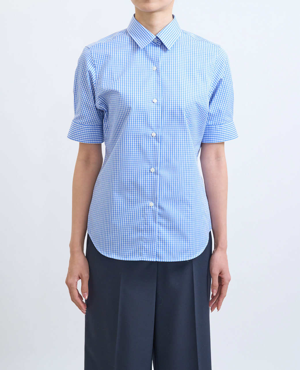 半袖シャツ / 3月下旬発送予定/ボックスプリーツ