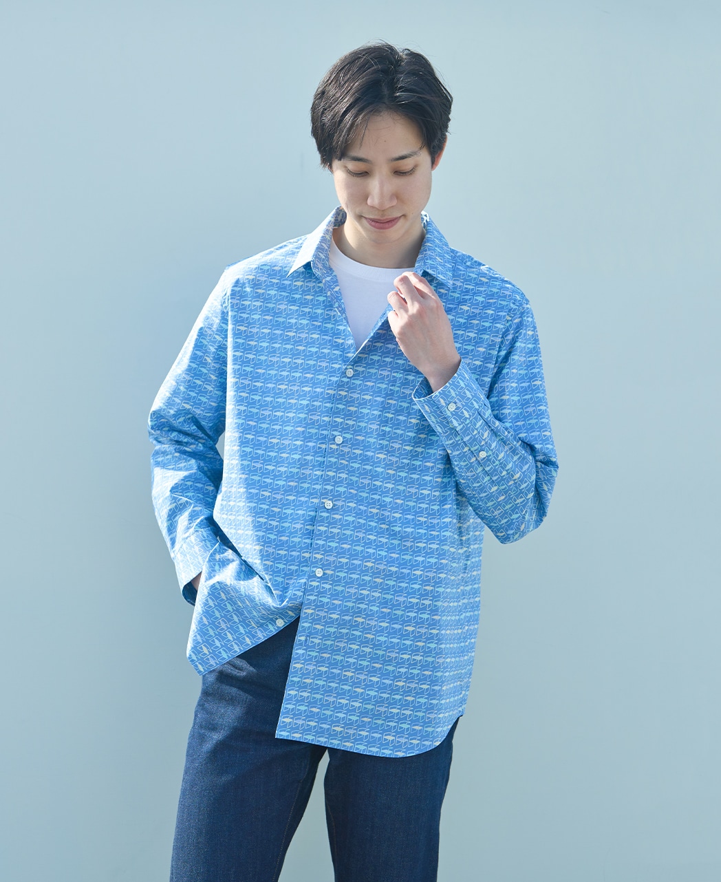 長袖シャツ/リバティ・ファブリックス