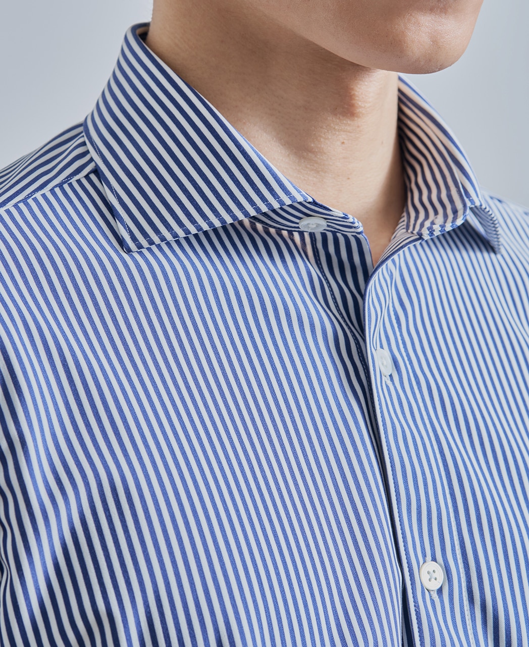 ストレッチシャツ/ハイゲージジャガード