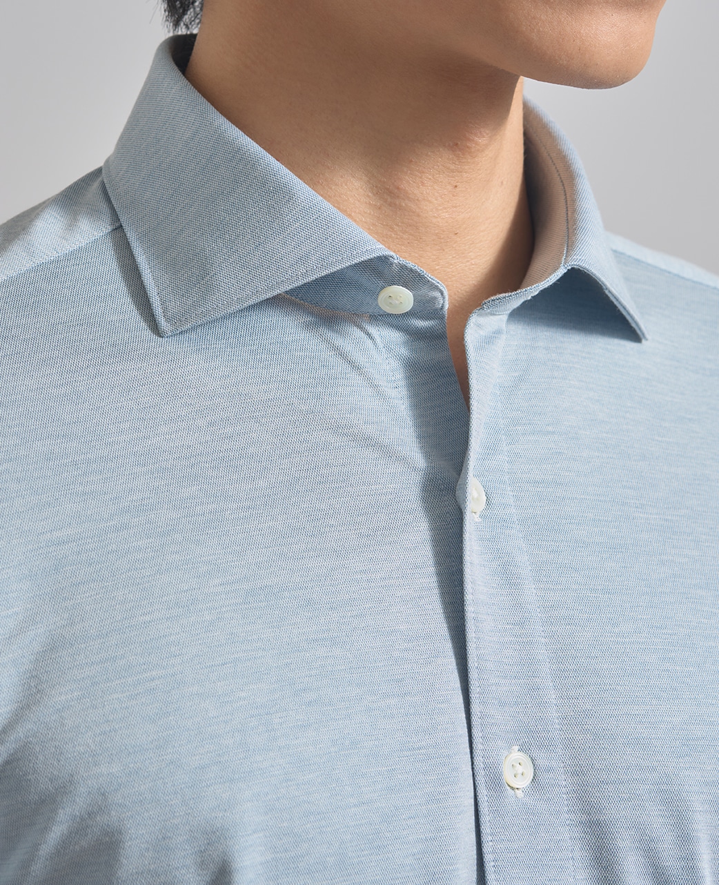 ストレッチシャツ/ハイゲージピケ