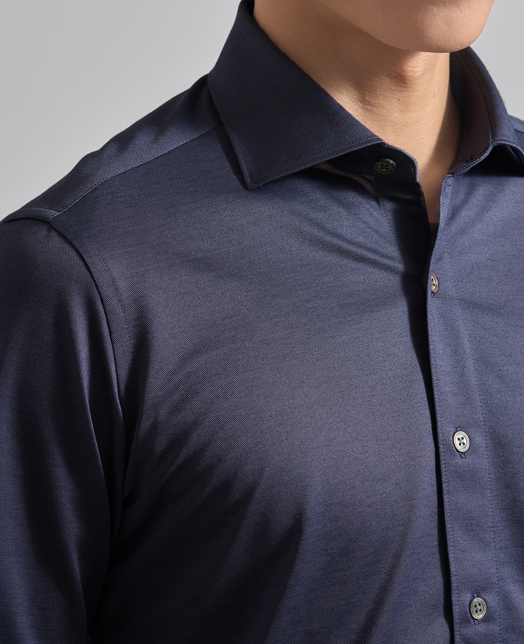 ストレッチシャツ/ハイゲージピケ